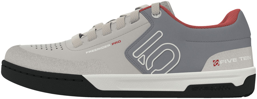 Five Ten Freerider Pro Flat Shoes - Men's, Alumina/Off White/Gray 3, 10