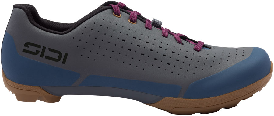 SIDI Asper Laces Gravel Shoes - Men's, Dark Gray, 41