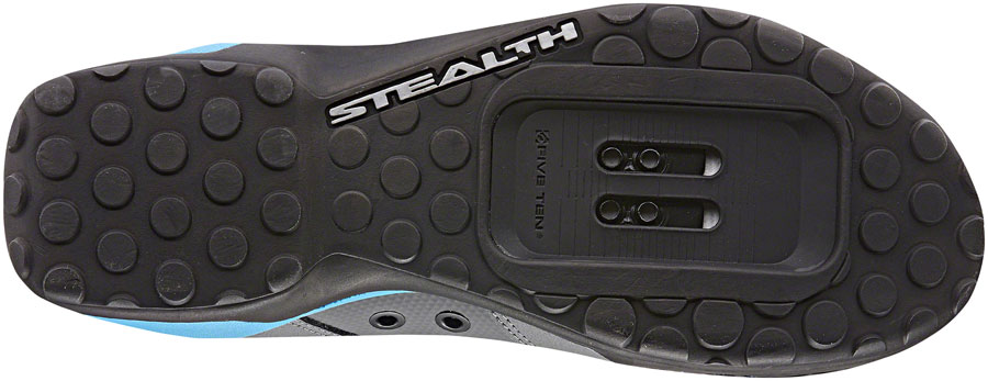 Five Ten Kestrel Lace Mountain Clipless Shoes - Women's, Gray Five / Shock Cyan / Core Black, 10 