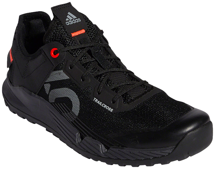 Five Ten Trailcross LT Flat Shoes - Women's, Core Black / Gray Two / Solar Red, 6.5 