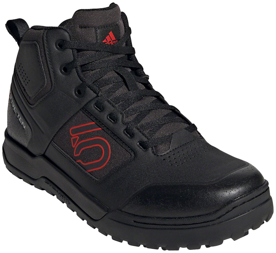 Five Ten Impact Pro Mid Flat Shoes - Men's, Core Black/Red/Core Black, 10.5