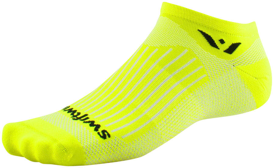 Swiftwick Aspire Zero Socks - No Show, Hi Viz Yellow, Small 
