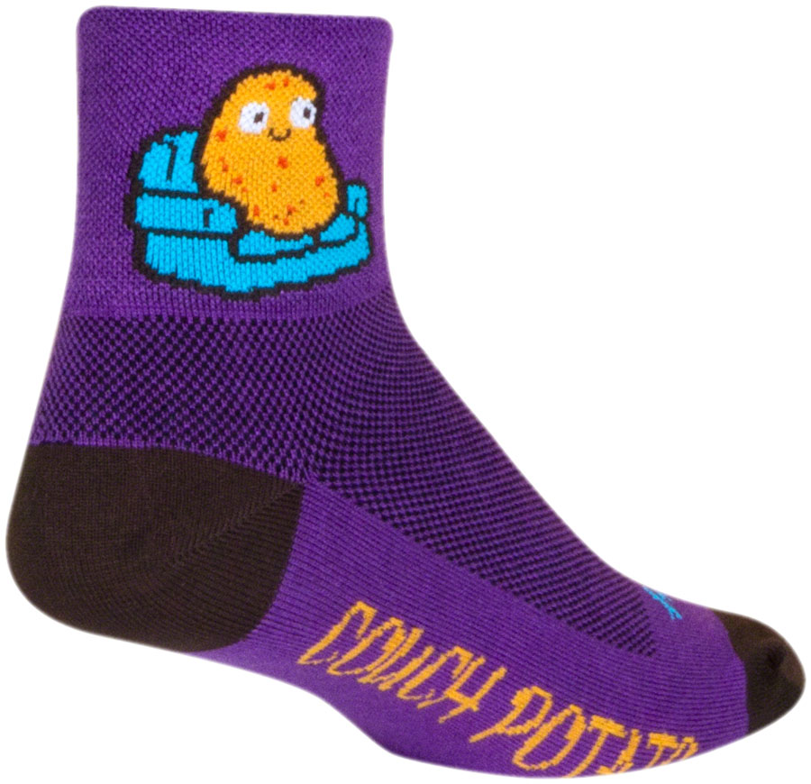 SockGuy Potato Standard Classic Socks - 3", Small/Medium