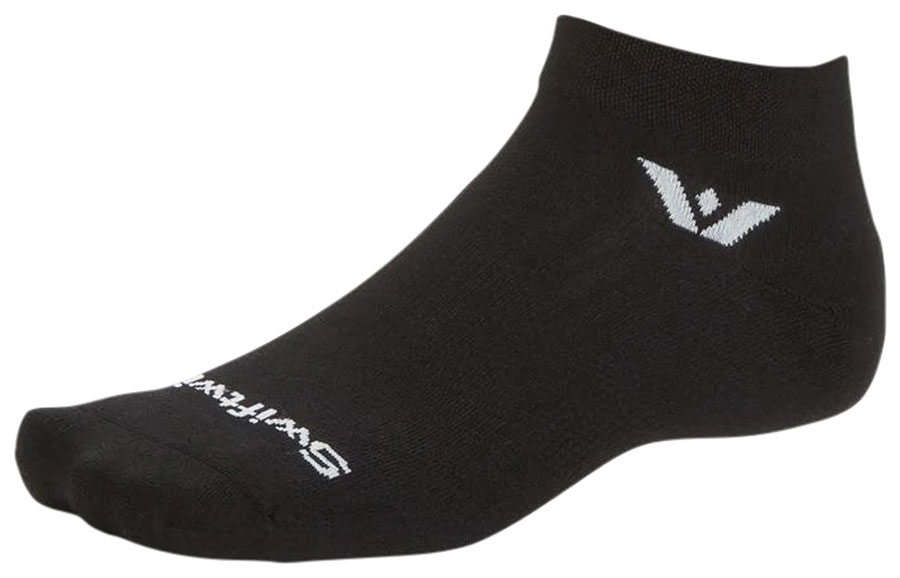 Swiftwick Aspire Ankle Socks - Circuit Black, Medium