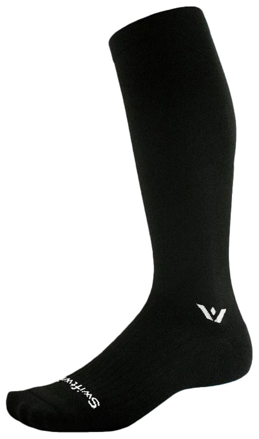Swiftwick Aspire Knee High Socks - Circuit Black, XLarge
