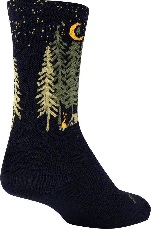 SockGuy Wool Camper Socks - 6", Black, Large/X-Large