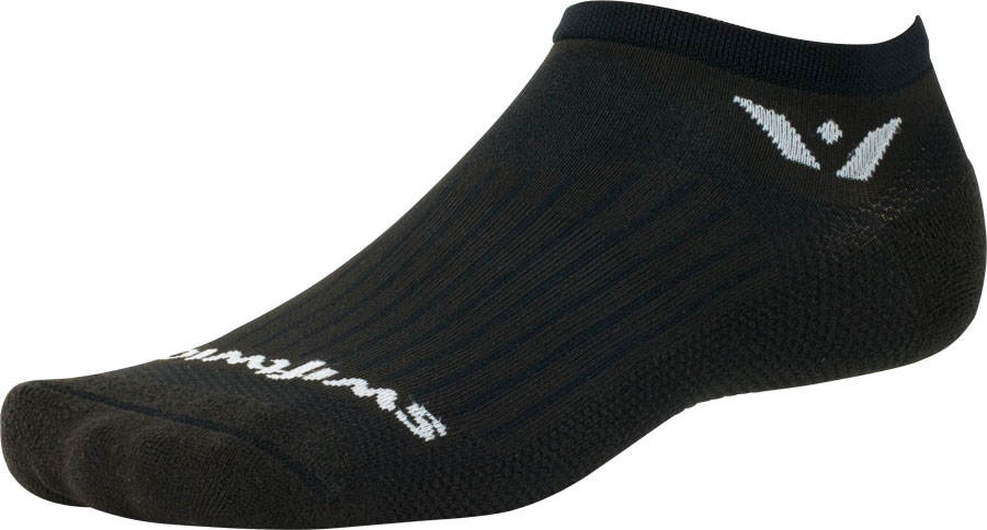 Swiftwick Aspire Zero Socks - No Show, Black, Large 