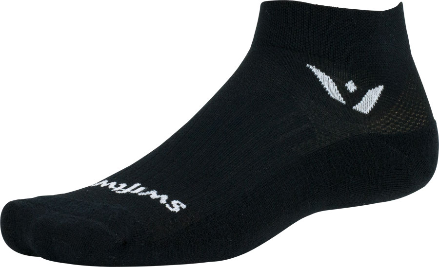 Swiftwick Pursuit Ankle Socks - Black, X-Large
