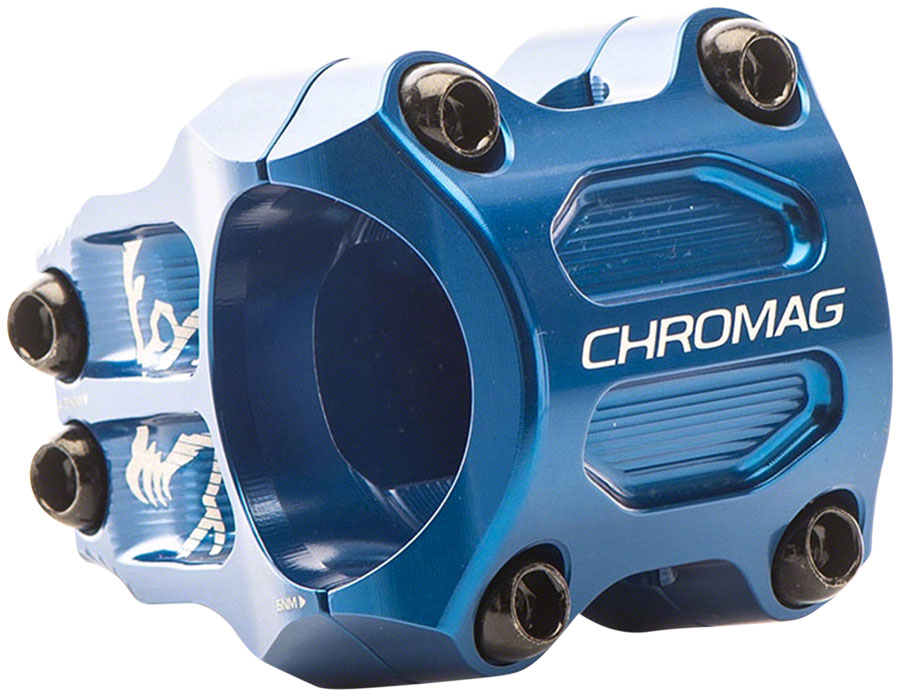 Chromag Riza Stem - 32mm, 35mm Clamp, +/-0, Blue 