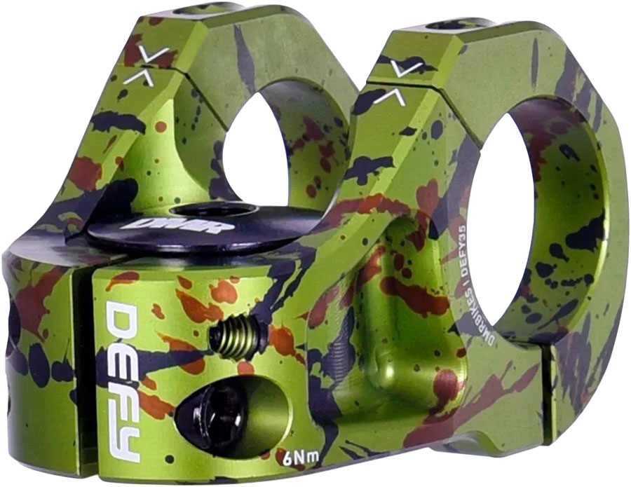 DMR BIKES liquid camo Green 　ステム＆ライザーバー DMR Defy Stem - 35mm, 35mm Clamp, 5mm, 1 1/8