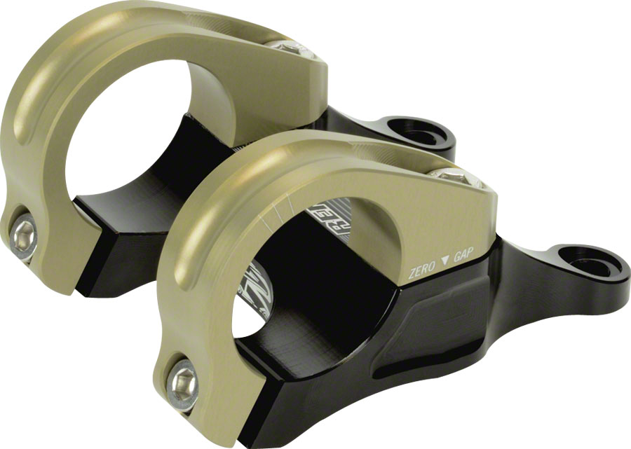 Renthal Integra II Stem - 45mm, 31.8 Clamp, +/-10, Direct Mount, Aluminum, Black/Gold