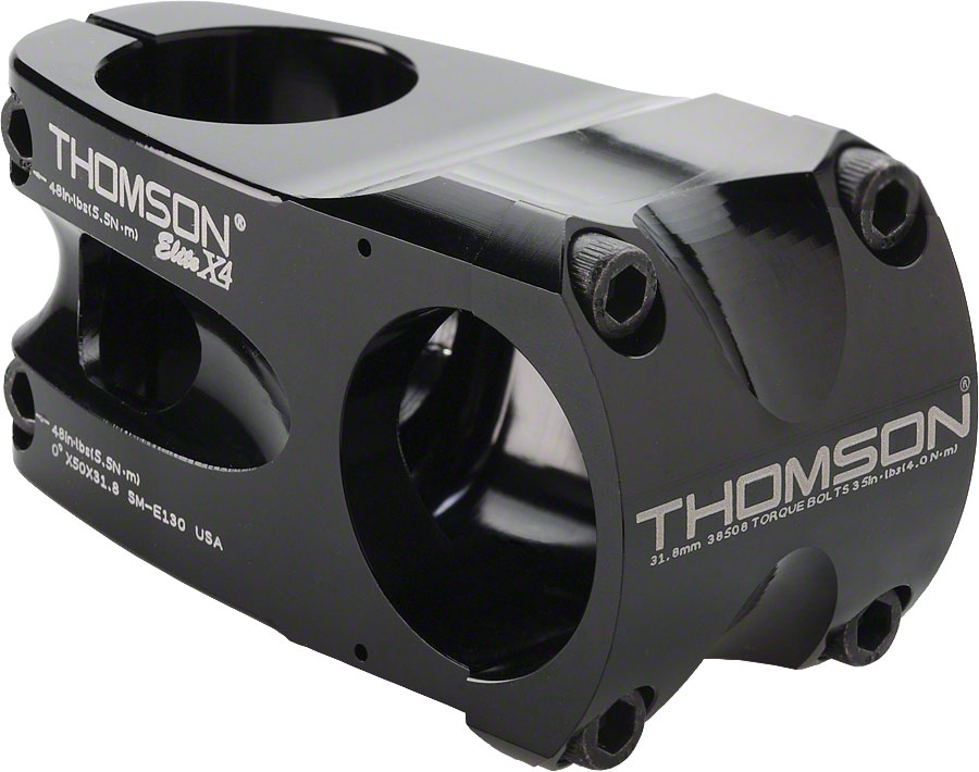 Thomson Elite X4 Mountain Stem - 60mm, 31.8 Clamp, +/-0, 1 1/8 