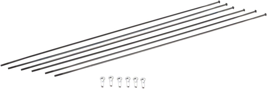 DT Swiss ARC 1100 DiCut 48 Spoke Kit: Front and Rear, Black