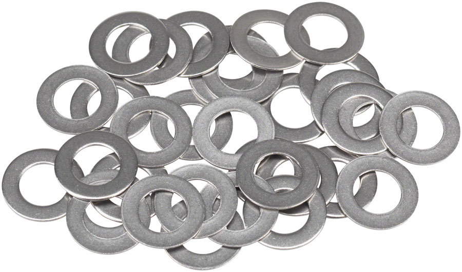 WHISKY Stainless Spoke Nipple Washers .8mm, Bag of 34