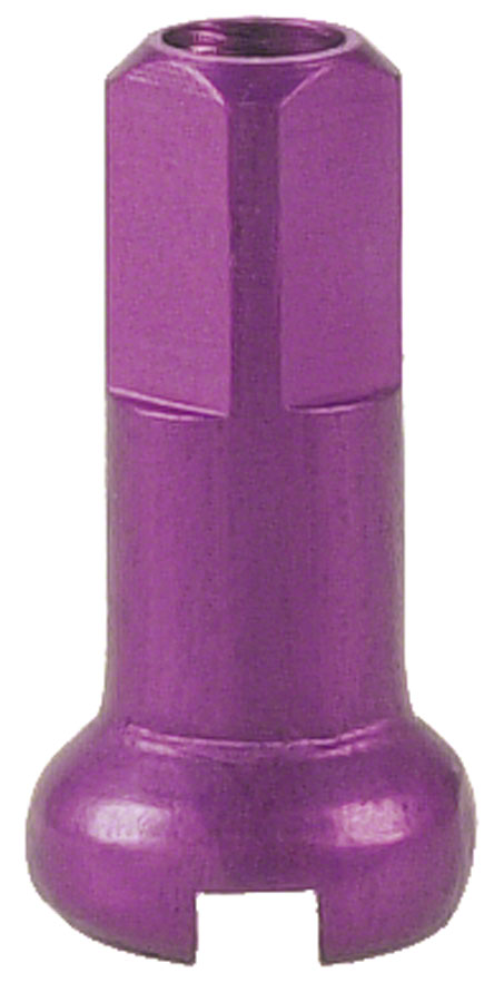 DT Swiss Standard Spoke Nipples - Aluminum, 1.8 x 12mm, Purple, Box of 100 