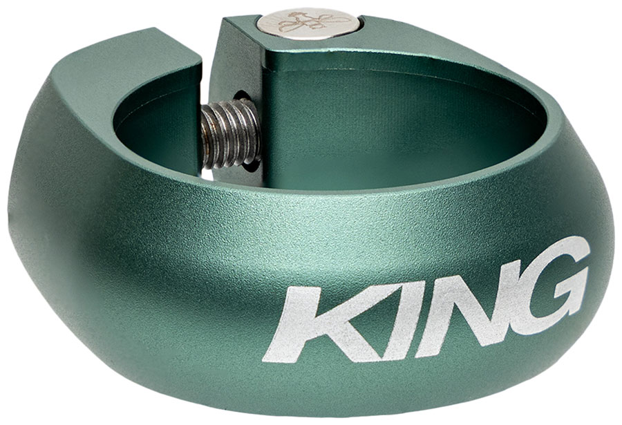 Chris King Seatpost Clamp - 34.9mm, Bolt-On, Matte Jade