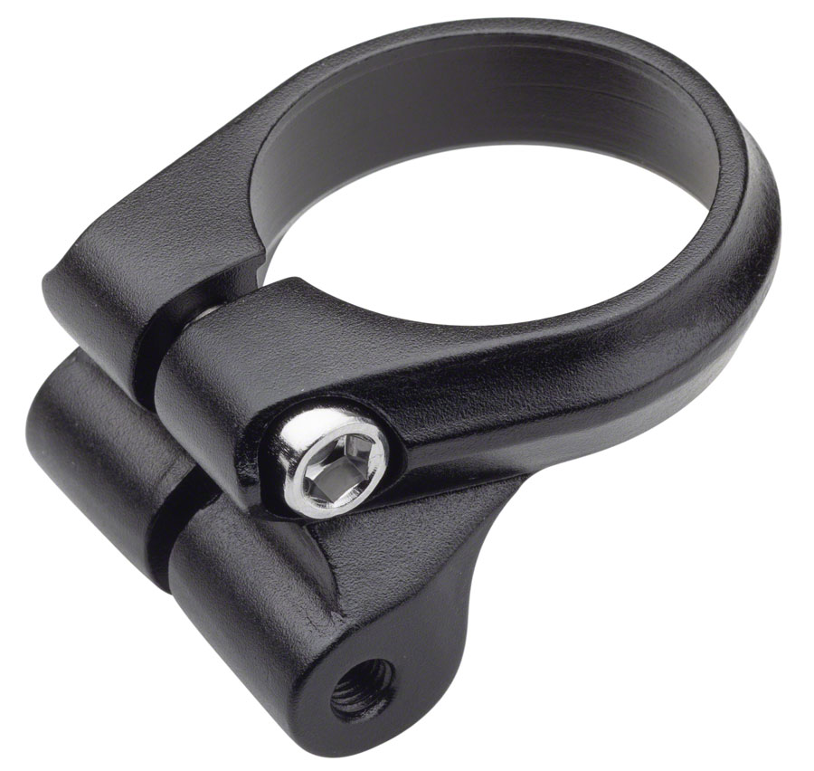 bike seatpost clamp with rack mount