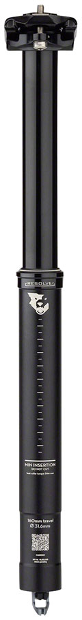Wolf Tooth Resolve Dropper Seatpost - 31.6, 160mm Travel, Black, Rev 2 
