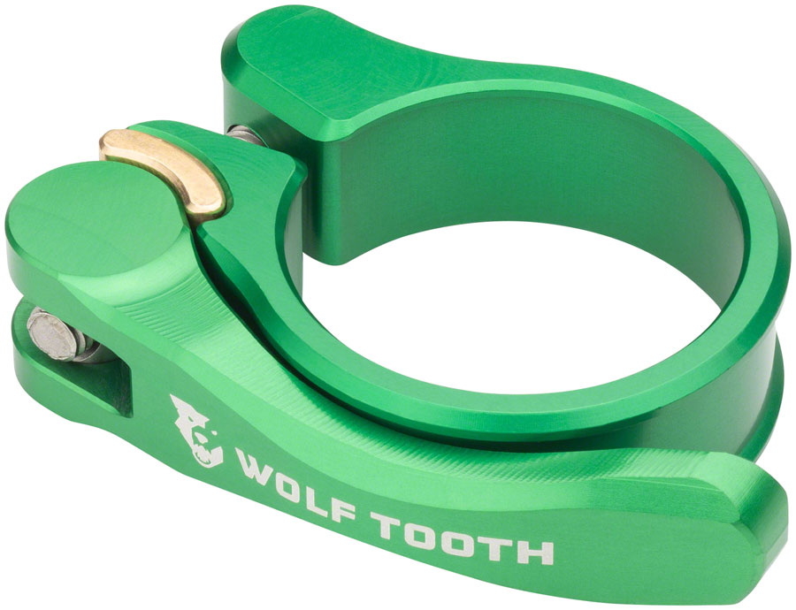 Wolf Tooth Components Quick Release Seatpost Clamp - 31.8mm, QR, Green