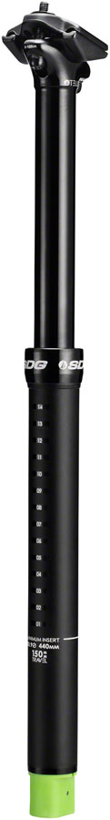 SDG Tellis Dropper Seatpost - 34.9mm, 150mm, Black 
