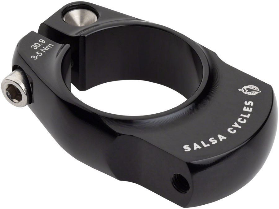 Salsa Post-Lock Rack Mount - 30.9mm, Black