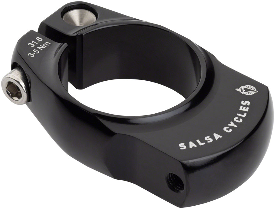 Salsa Post-Lock Rack Mount - 31.6mm, Black