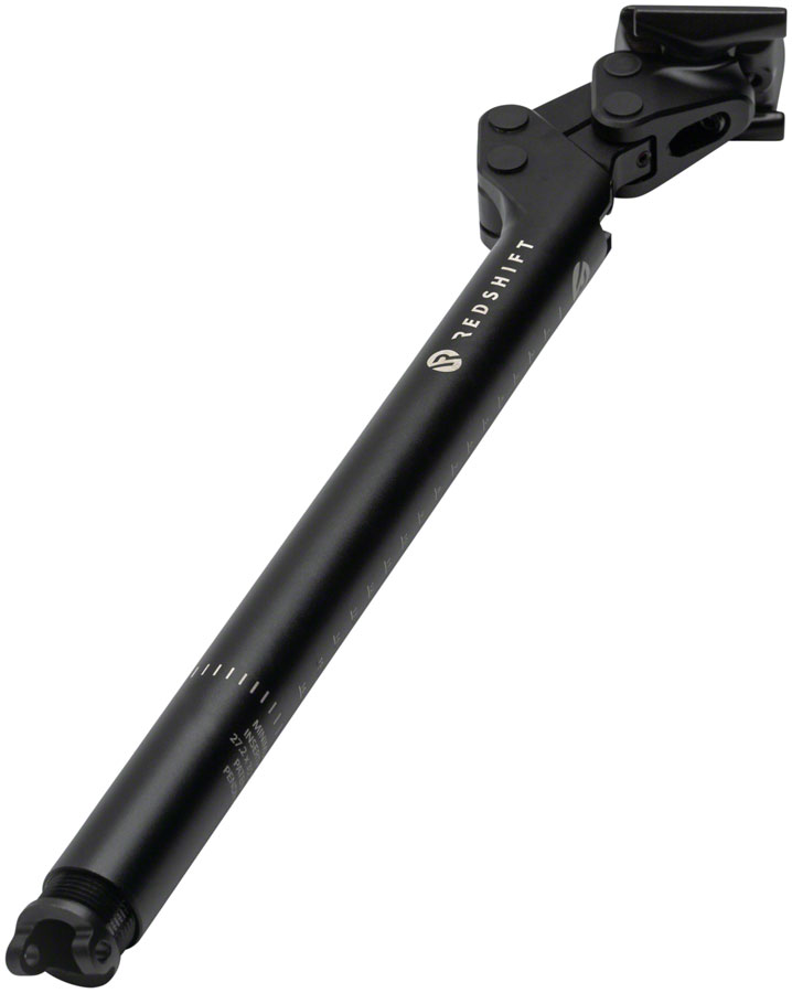 Redshift Sports ShockStop Endurance Suspension Seatpost - 27.2 x 350mm, 35mm Travel, Aluminum, Black