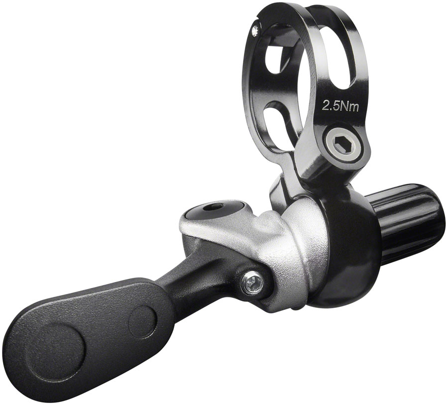 Crankbrothers Highline Dropper Seatpost Remote - 22.2mm Clamp, Silver/Black