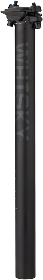 WHISKY No.7 Alloy Seatpost - 31.6 x 400mm, 0mm Offset, Matte Black 