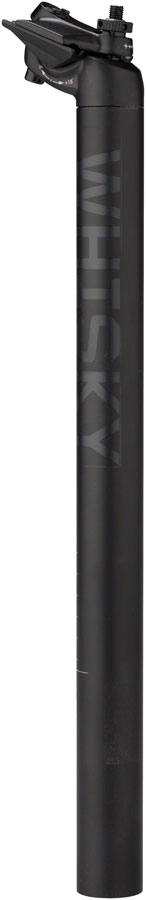 WHISKY No.7 Alloy Seatpost - 31.6 x 400mm, 18mm Offset, Matte Black 