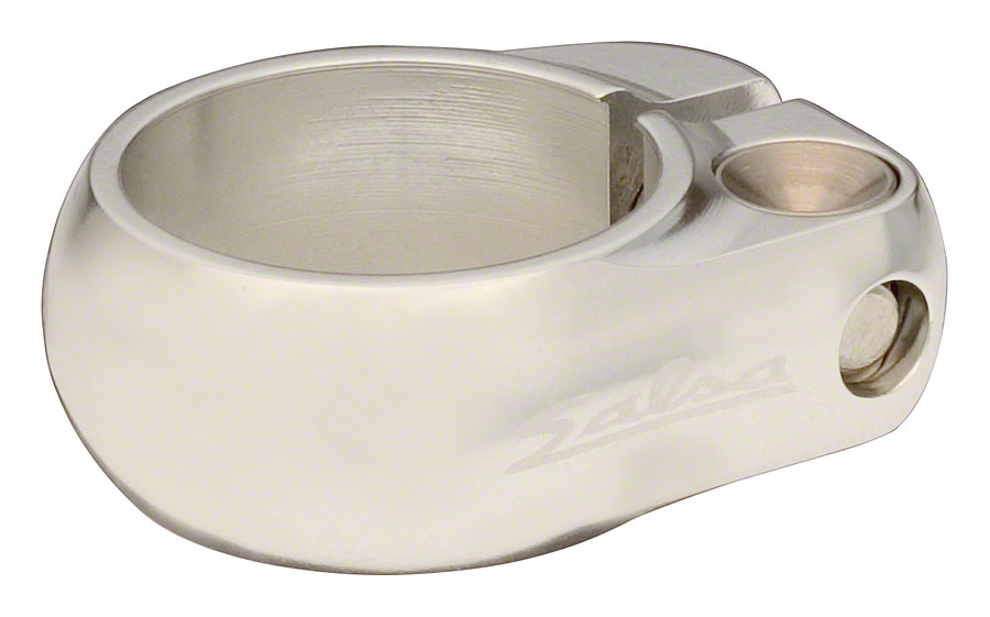 Salsa Lip-Lock Seatpost Clamp - 36.4mm, Bolt-On, Silver 