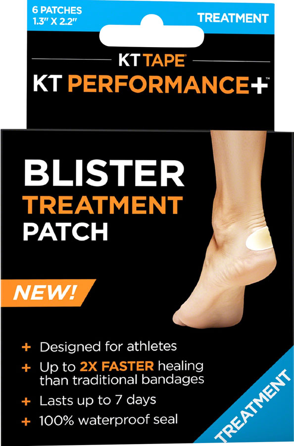 KT Tape Performance Blister Treatment Patch: Box of 6 Patches, Beige