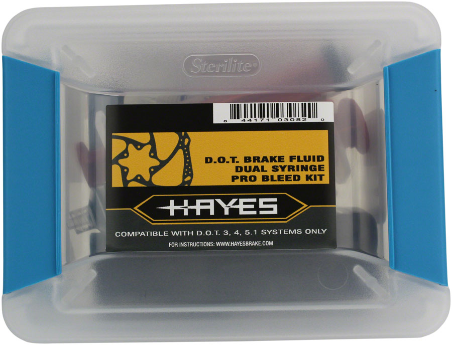 Hayes Pro Bleed Kit for DOT Brakes, includes 4 oz of DOT 5.1 fluid ...