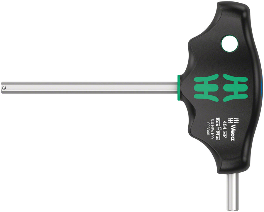 Wera 454 HF T-handle hexagon screwdriver Hex-Plus with holding function, 6 x 100 mm






