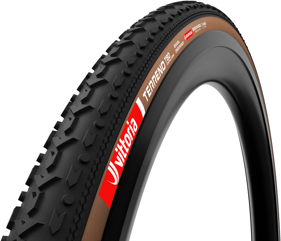 Vittoria Terreno T80 Coarse Loose Tire - 700 x 45, Tubeless, Folding, Black/Brown, Gravel Endurance, Graphene, G2.0 