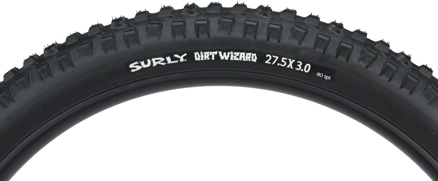 Surly Dirt Wizard Tire - 27.5 x 3.0, Tubeless, Folding, Black, 60tpi 