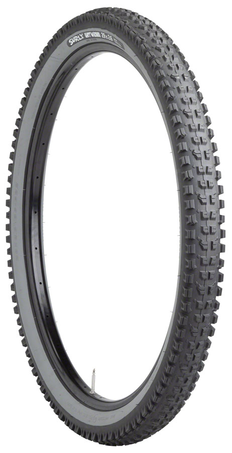 Surly Dirt Wizard Tire - 29 x 2.6, Tubeless, Folding, Black/Slate, 60 tpi 