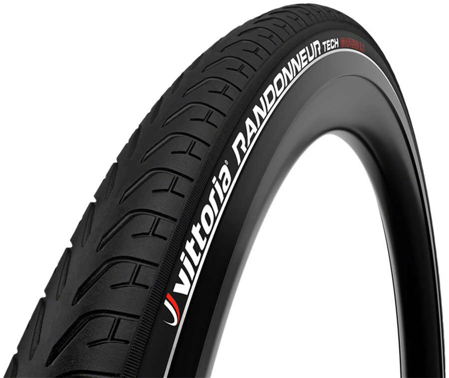 Vittoria Randonneur Tech Tire - 700 x 35, Rigid Bead, Black/Reflective, G2.0
