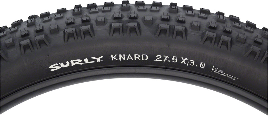 Surly Knard Tire - 27.5 x 3, Tubeless, Folding, Black, 60tpi