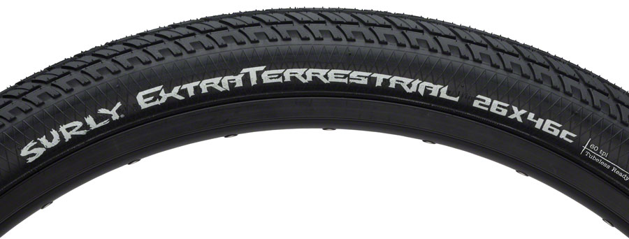 Surly ExtraTerrestrial Tire - 26 x 46c, Tubeless, Folding, Black, 60tpi








    
    

    
        
        
        
            
                (10%Off)
            
        
    
