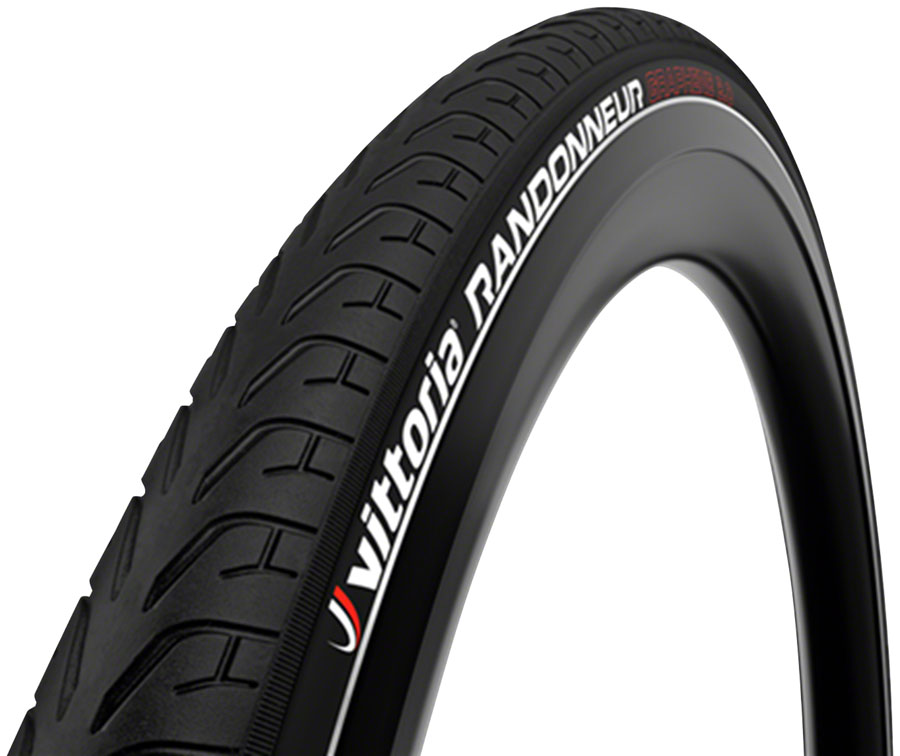 Vittoria Randonneur Reflect Tire - 700 x 35, Clincher, Wire, Black