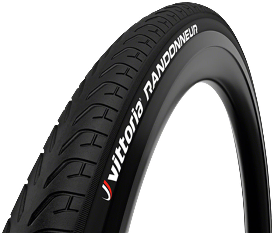 Vittoria Randonneur Reflect Tire - 26 x 1.75, Clincher, Wire, Black