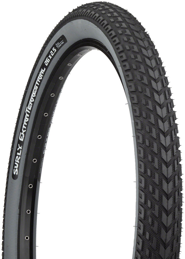 Surly ExtraTerrestrial Tire - 26 x 2.5, Tubeless, Folding, Black/Slate, 60tpi 