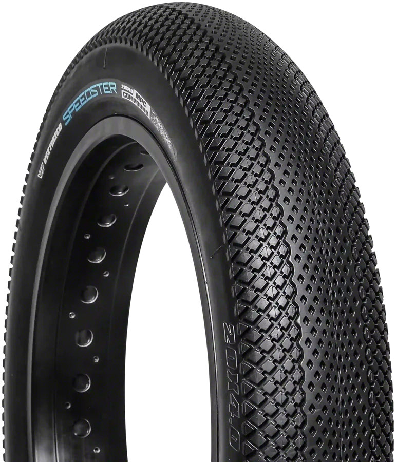 Vee Tire Co. Speedster Tire - 20 x 4.0, Clincher, Wire, Black, Endurance, Override E-Bike R-50