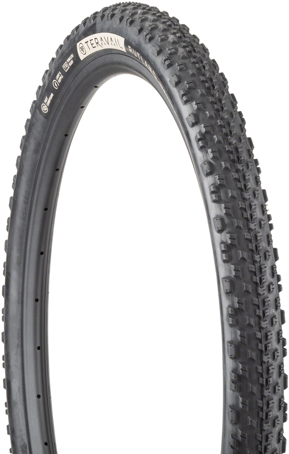 Teravail Rutland Tire - 27.5 x 2.1, Tubeless, Folding, Black, Durable 
