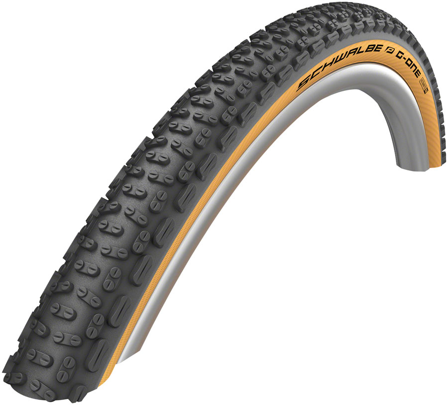 Schwalbe G-One Ultrabite Tire - 700 x 38, Tubeless, Folding, Classic-Skin, Performance, Addix 