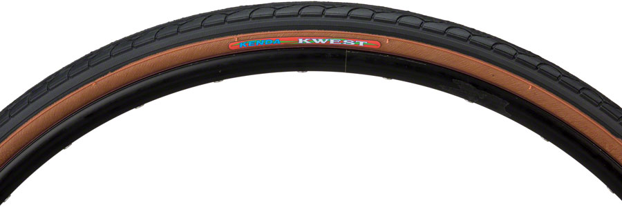 Kenda Kwest Tire - 700 x 35, Clincher, Wire, Black/Mocha