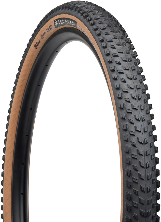 Teravail Drawpoint Tire - 29 x 2.4, Tubeless, Folding, Tan, Light Trail, Grip Compound