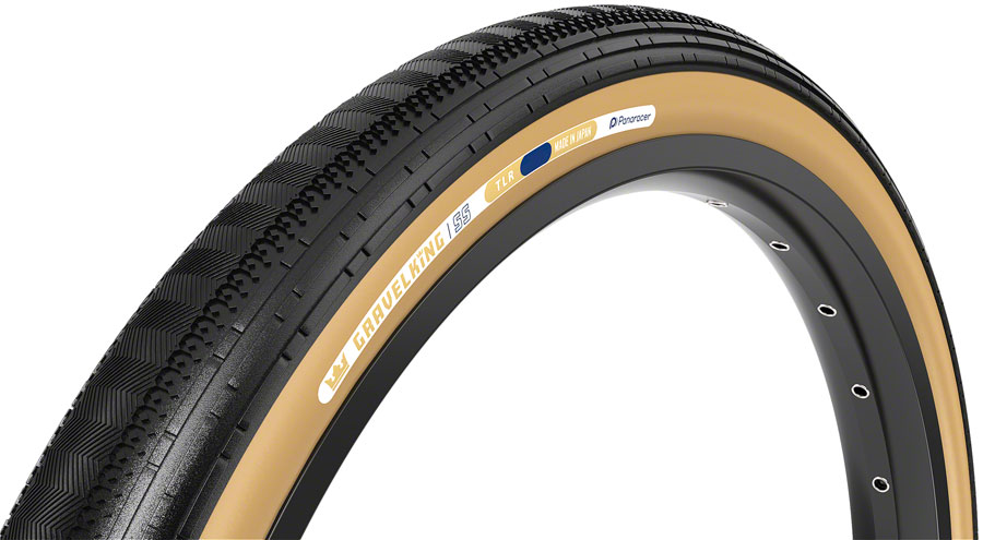 Panaracer GravelKing SS Tire - 650b x 38 / 27.5 x 1.50, Tubeless, Folding, Black/Brown
