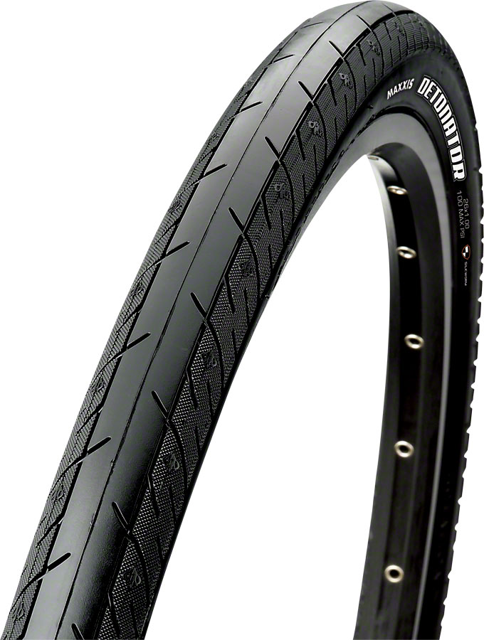 Maxxis Detonator Tire - 700 x 25, Clincher, Wire, Black | Bikeparts.Com